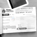 black and white A5 receipt books in Uganda